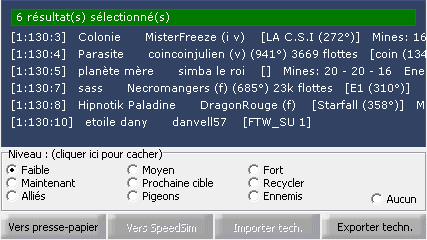 Personnaliser le niveau de plusieurs joueurs