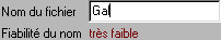 Fiabilit trs faible